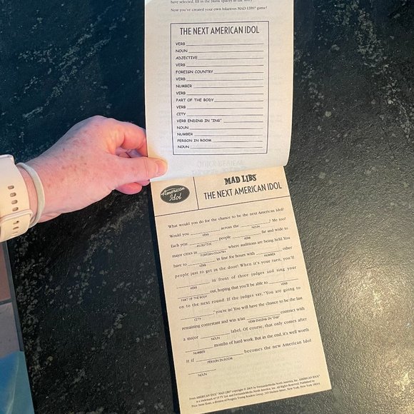 "MAD LIBS -- American Idol" c. 2005 by FreemantleMedia (NWOT) - Picture 5 of 7